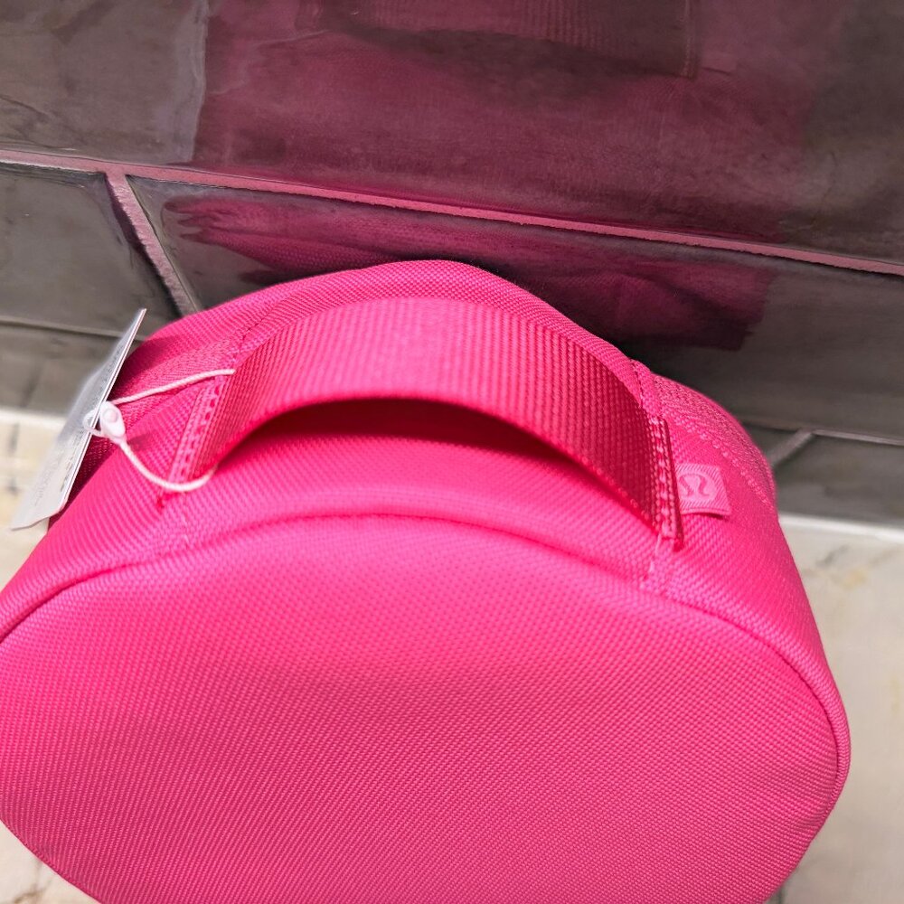 Lululemon "Be Happy" Daily Essentials Mini Pouch - Pink/Smiley - Picture 3 of 7